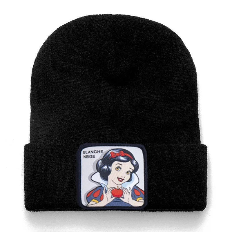 Disney Mickey Mouse Knitting Beanies Hat Men Women Anime Quality Cap Cute Casual Warm Fashion Versatile Cold Cap for Women Hats