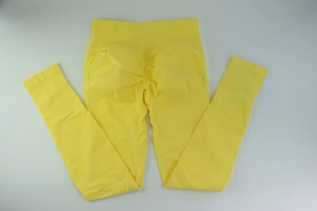 Impact Leggings Women Seamless  Low Ribbed Band Sports Yoga PantsGym clothes Fitness Workout wear Scrunch Bum Tights