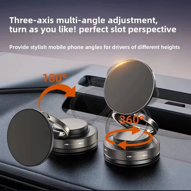 Vacuum Magnetic Phone Holder Stand, for Magsafe Suction Cup Phone MountAdjustable Swivel Lock, for Your Car/Gym/Mirror