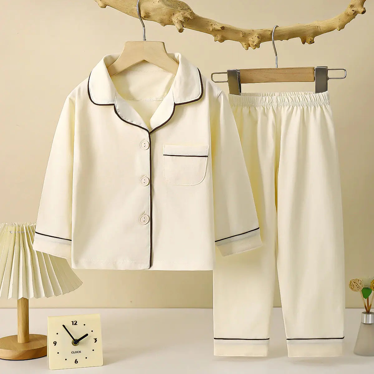 Children's Long-Sleeved Casual Pajama Set (Parent-Child)