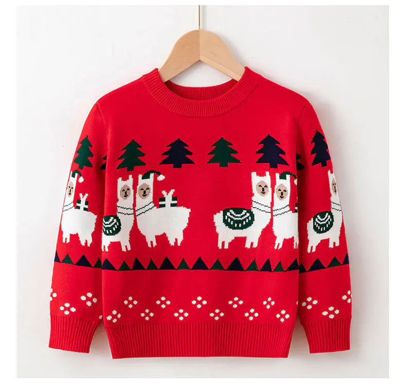 Children's Christmas Sweaters in Viscose and Cotton