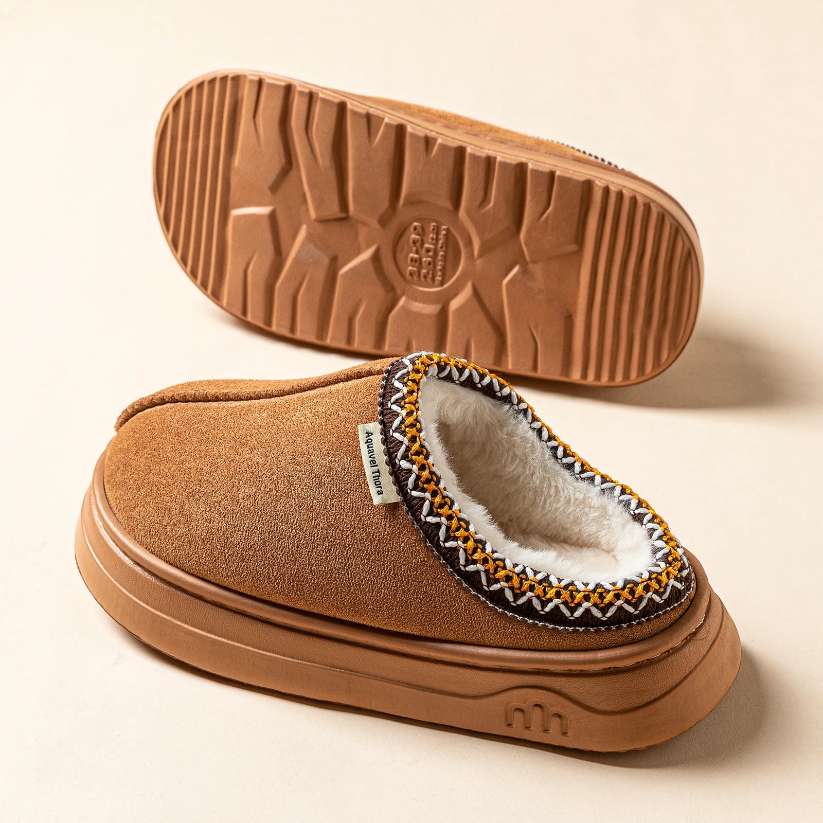 Winter Anti-slip Women's Soft Slipper Boots Fashion Couples Outdoor Casual Indoor Fuzzy Warm Comfort Men Plush Houseshoes Girls