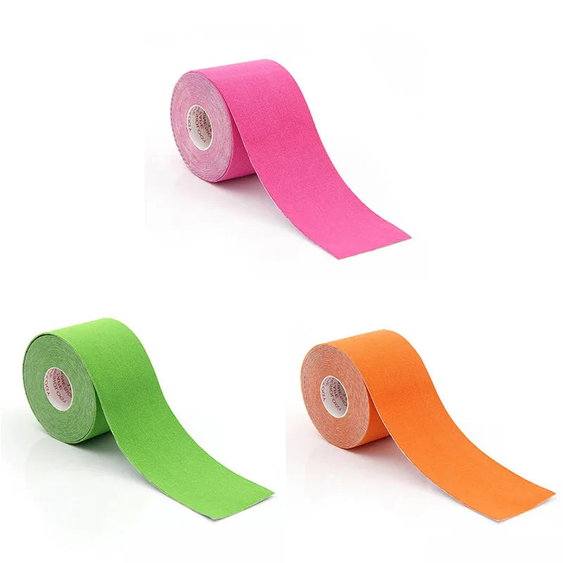 1/3pcs Sports Physiological Tape, Muscle Bandage, Sports Cotton, Elastic Adhesive, Strain Tape, Knee Muscle Pain Relief Patch