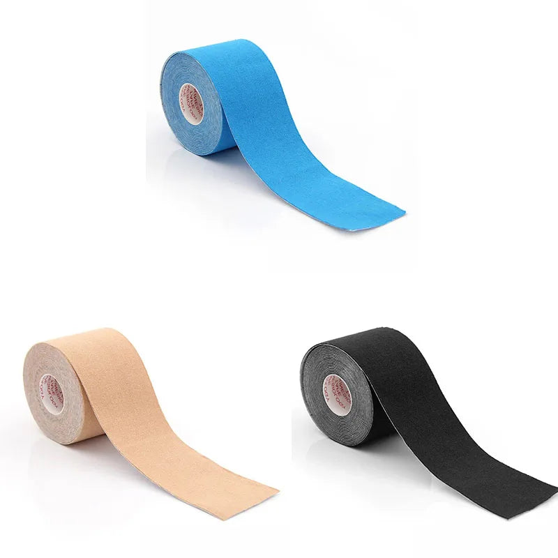 1/3pcs Sports Physiological Tape, Muscle Bandage, Sports Cotton, Elastic Adhesive, Strain Tape, Knee Muscle Pain Relief Patch