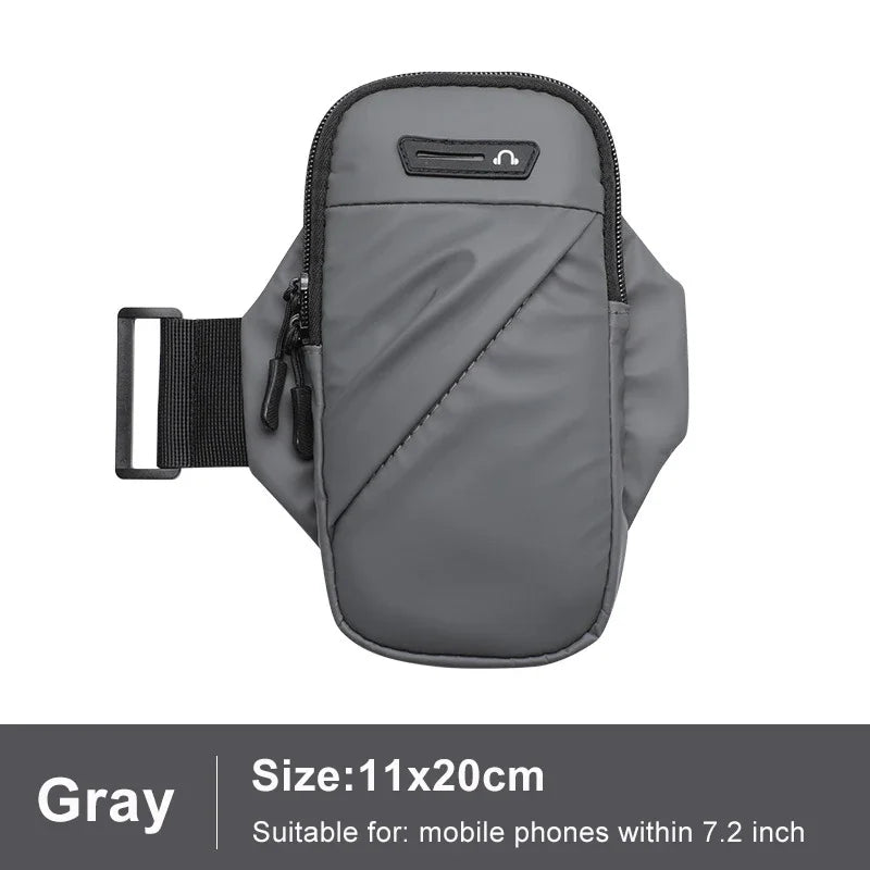 Waterproof Sports Armband Phone Case Gym Fitness Arm Band Outdoor Cycling Running Arm Bag Support Women Men Wristband Wallet