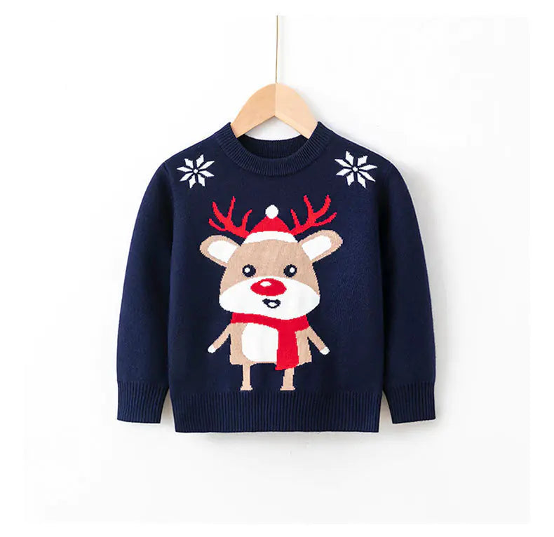 Children's Christmas Sweaters in Viscose and Cotton