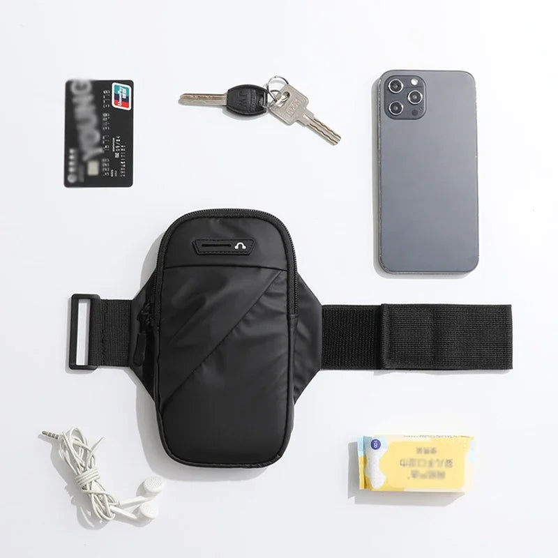 Waterproof Sports Armband Phone Case Gym Fitness Arm Band Outdoor Cycling Running Arm Bag Support Women Men Wristband Wallet