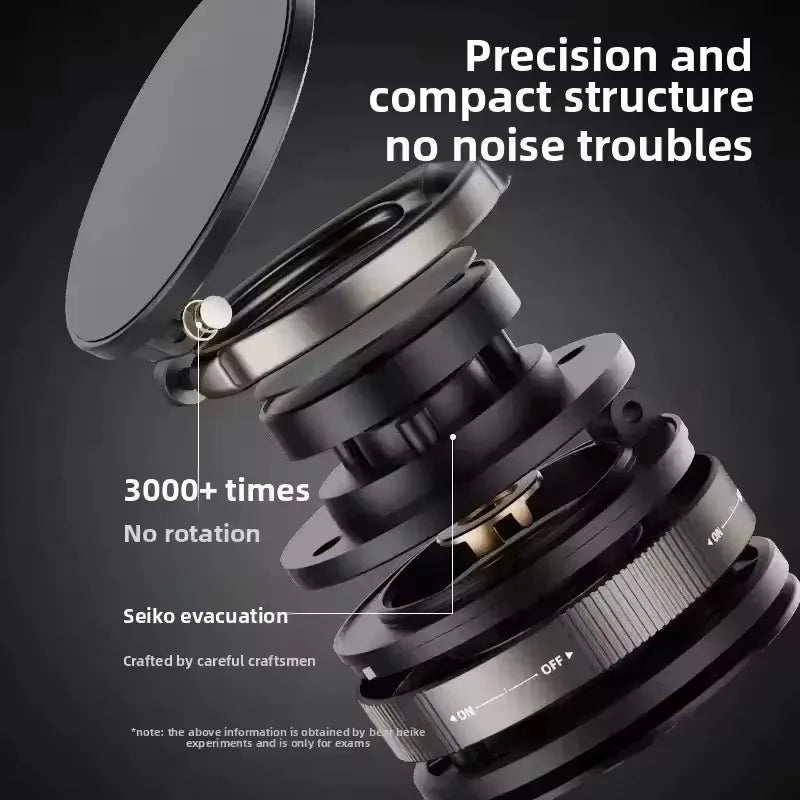 T30 Vacuum Magnetic Phone Holder Stand, for  Suction Cup Phone MountAdjustable Swivel Lock, for Your Car/Gym/Mirror