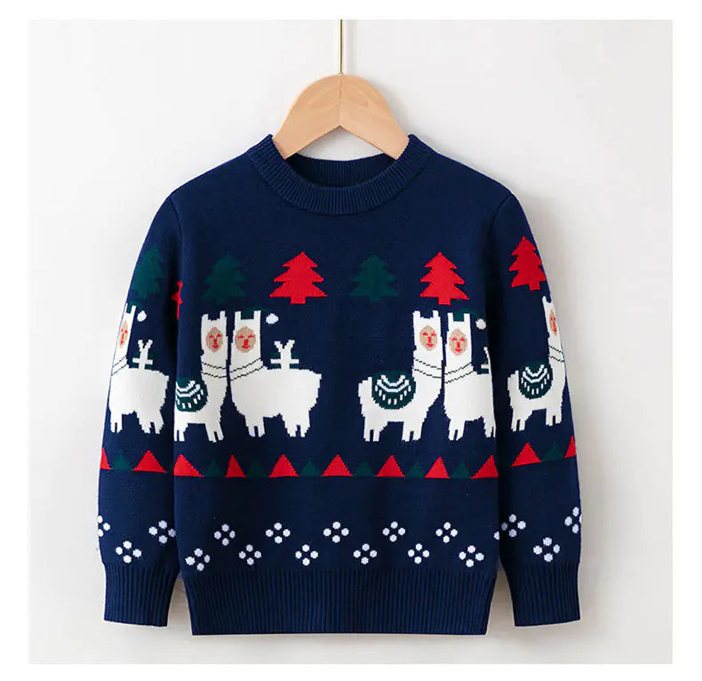 Children's Christmas Sweaters in Viscose and Cotton