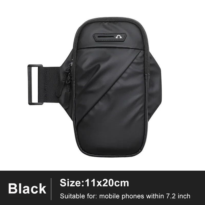 Waterproof Sports Armband Phone Case Gym Fitness Arm Band Outdoor Cycling Running Arm Bag Support Women Men Wristband Wallet