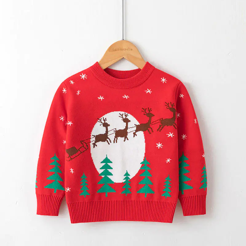 Children's Christmas Sweaters in Viscose and Cotton