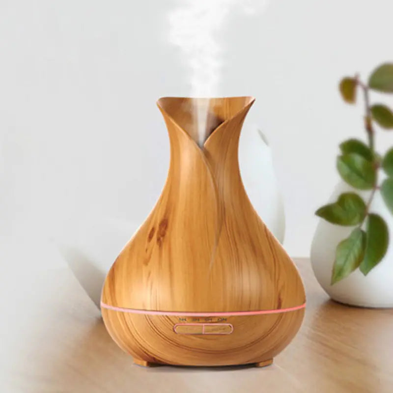 Wood Grain Aromatherapy Diffuser and Humidifier