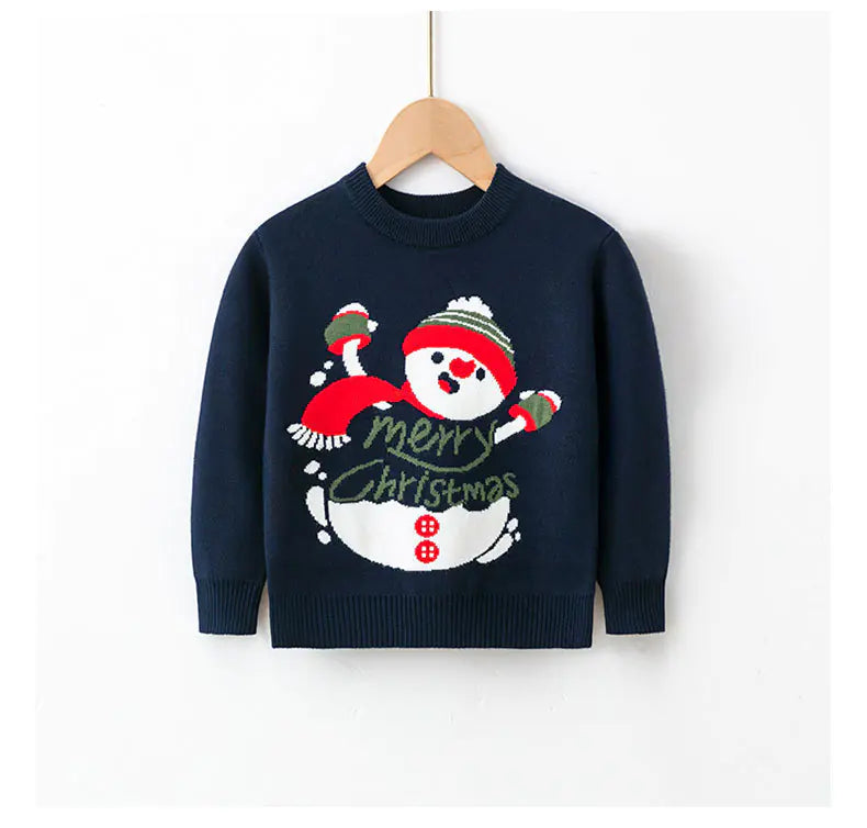 Children's Christmas Sweaters in Viscose and Cotton