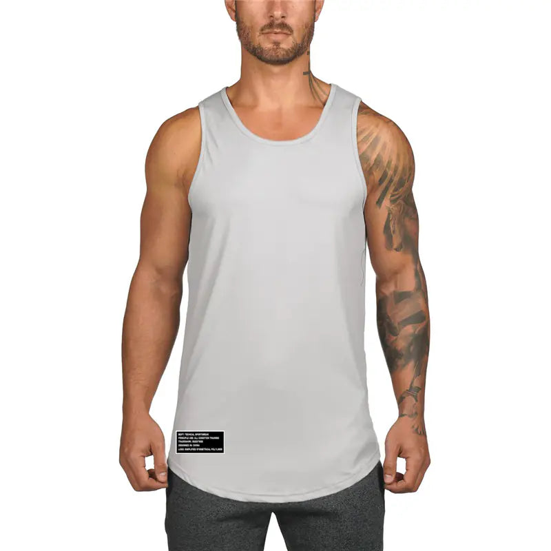 Breathable Polyester Men's Gym Exercise Vest