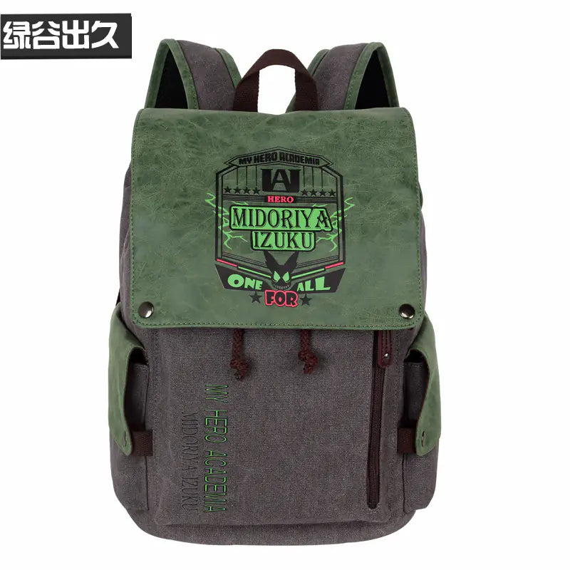 Anime Canvas Backpack - Attack on Titan, Tokyo Revengers, One Piece