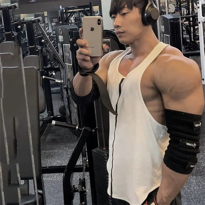 Men's Sleeveless Gym Workout Fitness Vest Tops