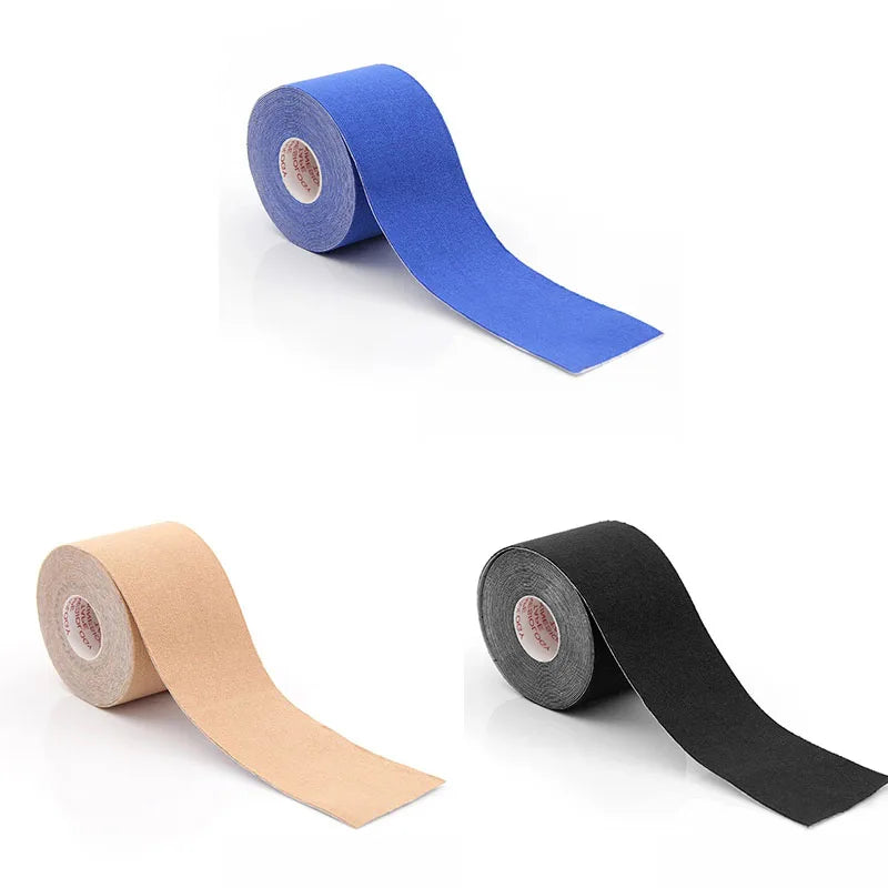 1/3pcs Sports Physiological Tape, Muscle Bandage, Sports Cotton, Elastic Adhesive, Strain Tape, Knee Muscle Pain Relief Patch