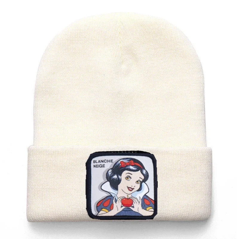 Disney Mickey Mouse Knitting Beanies Hat Men Women Anime Quality Cap Cute Casual Warm Fashion Versatile Cold Cap for Women Hats