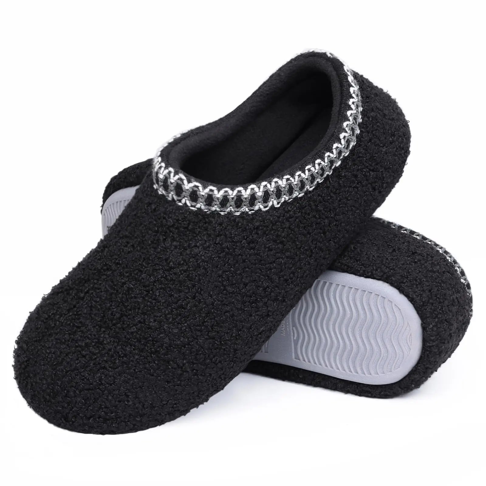 Gacimy Fur House Slippers For Women Soft Memory Foam Flat Slides Winter Warm Teddy Fleece Lady Bedroom Shoes Fluffy Sock Slipper