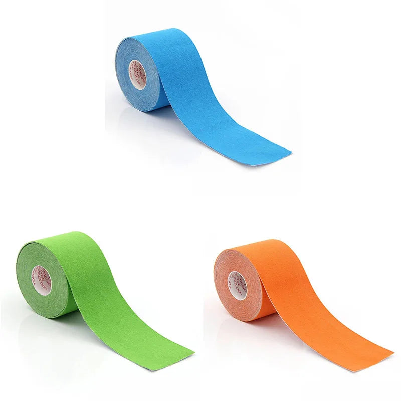1/3pcs Sports Physiological Tape, Muscle Bandage, Sports Cotton, Elastic Adhesive, Strain Tape, Knee Muscle Pain Relief Patch