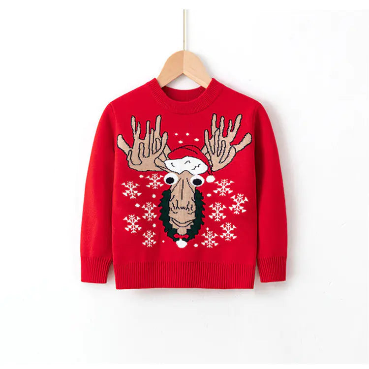 Children's Christmas Sweaters in Viscose and Cotton