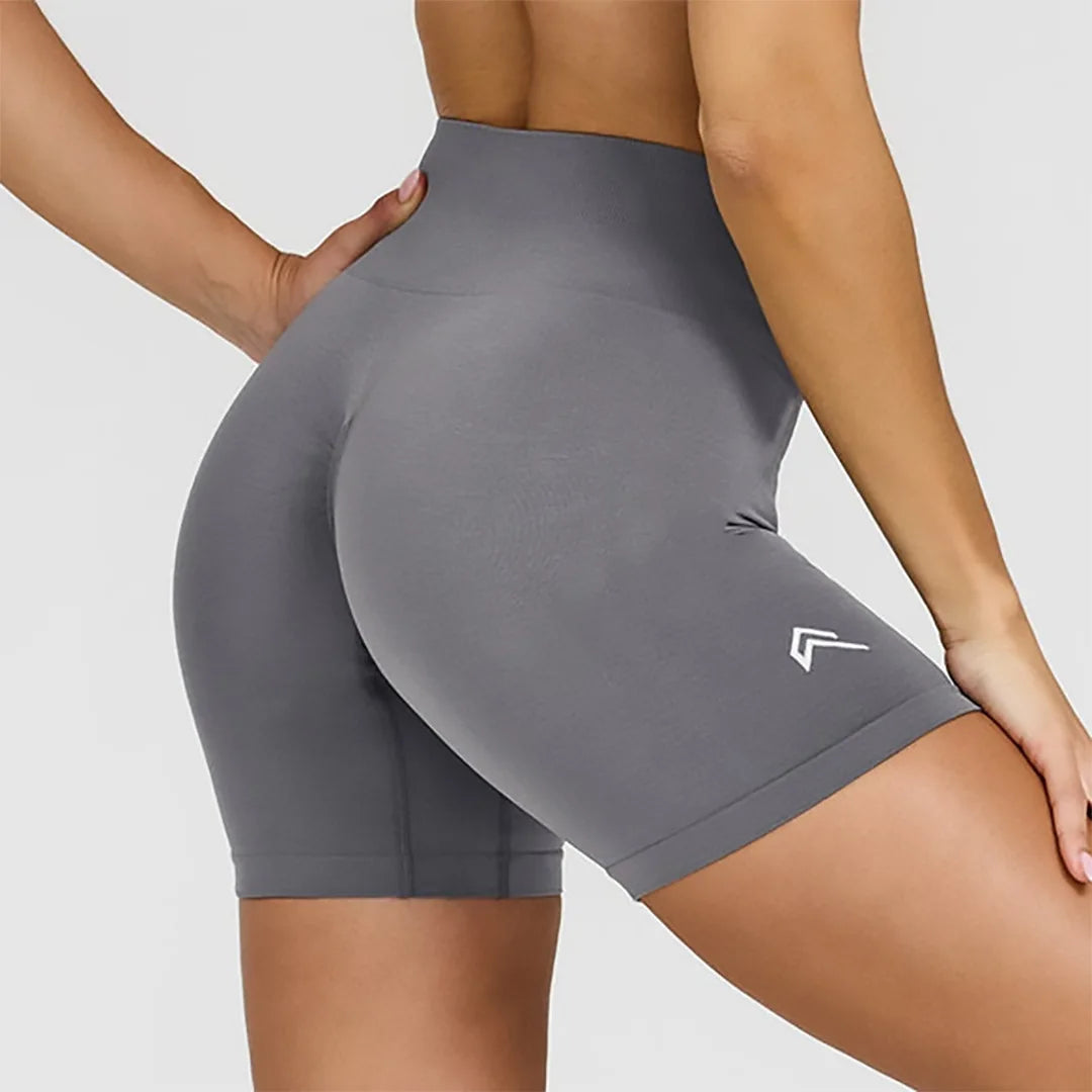 Women's New Yoga Shorts Three-quarter Pants Peach Hip Lift Belly Belly Outside To Wear Running High Waist Sports Fitness Shorts