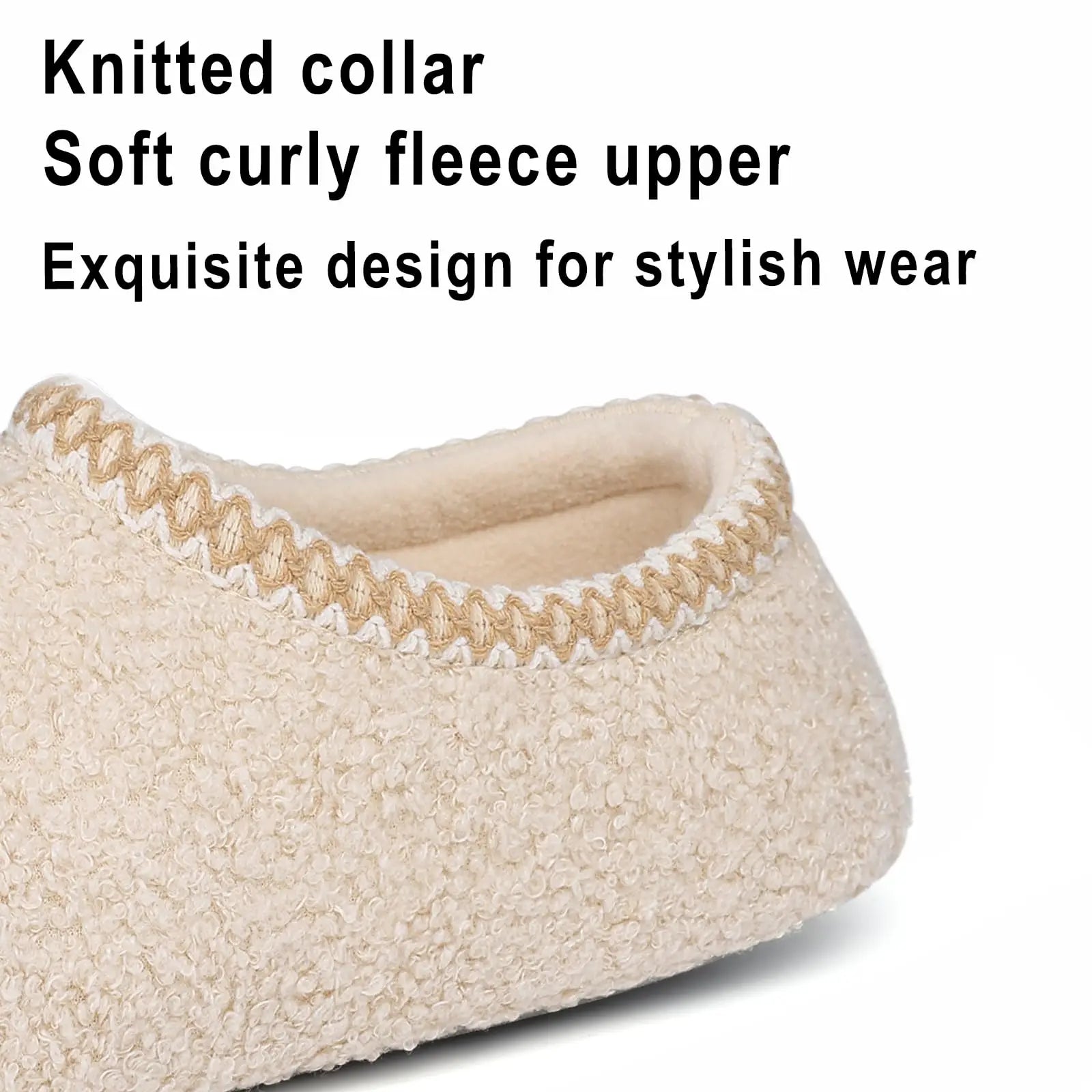 Gacimy Fur House Slippers For Women Soft Memory Foam Flat Slides Winter Warm Teddy Fleece Lady Bedroom Shoes Fluffy Sock Slipper