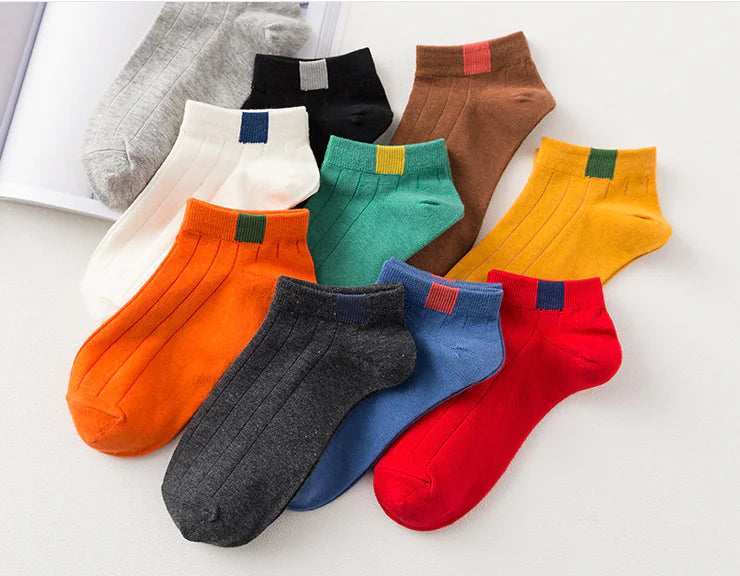 Candy Color Short Socks (Ankle Socks)