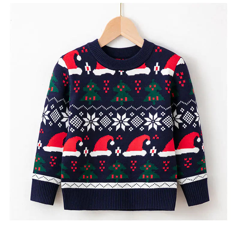Children's Christmas Sweaters in Viscose and Cotton