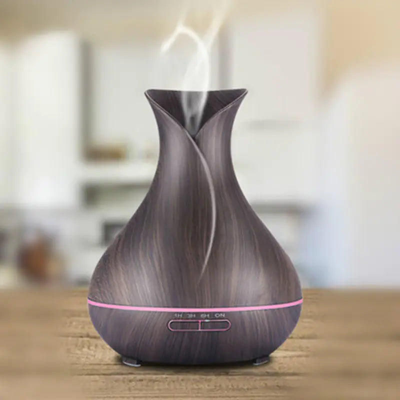 Wood Grain Aromatherapy Diffuser and Humidifier