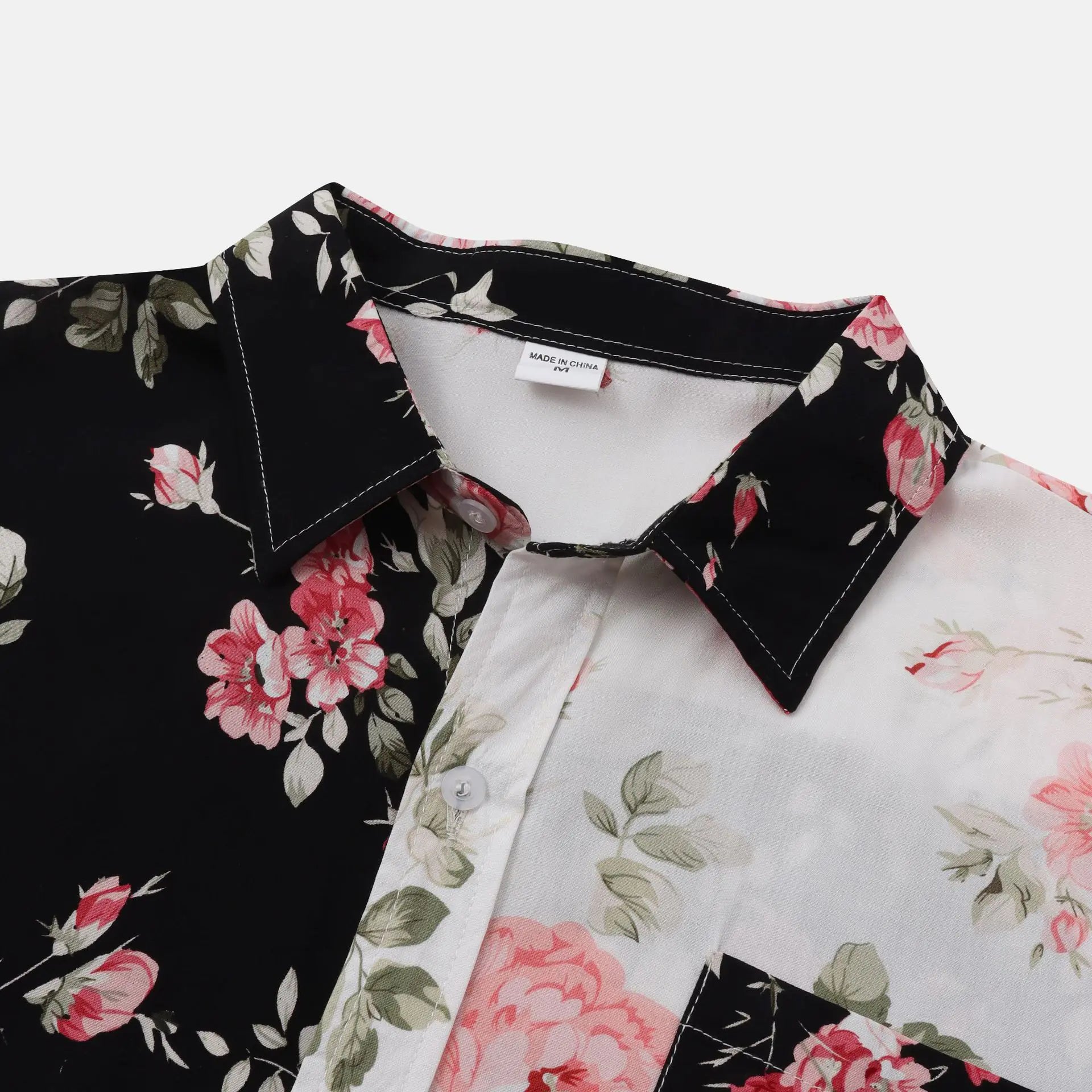 Men's Floral Short-Sleeved Hawaiian Beach Shirt