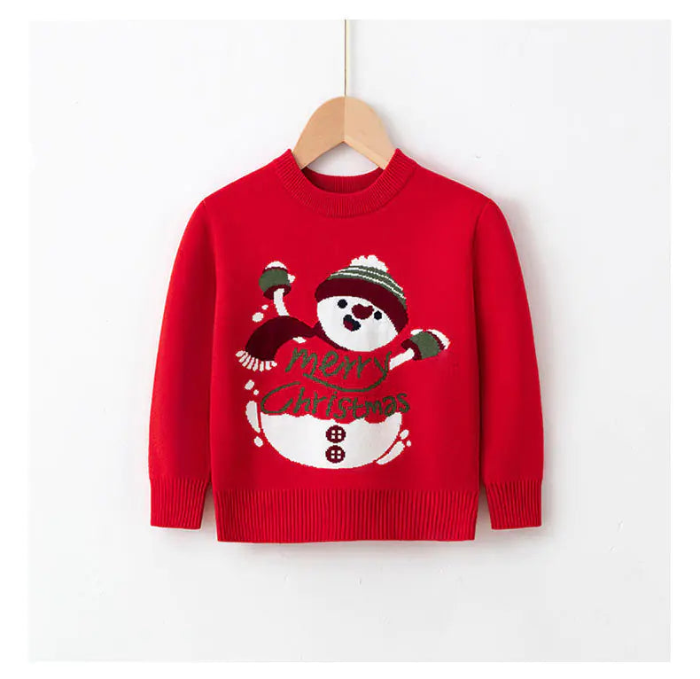 Children's Christmas Sweaters in Viscose and Cotton